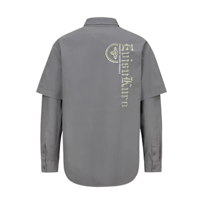 EVISU Casual Fake Two-Piece Style Shirt 2ESGNM4SL5099RXCT