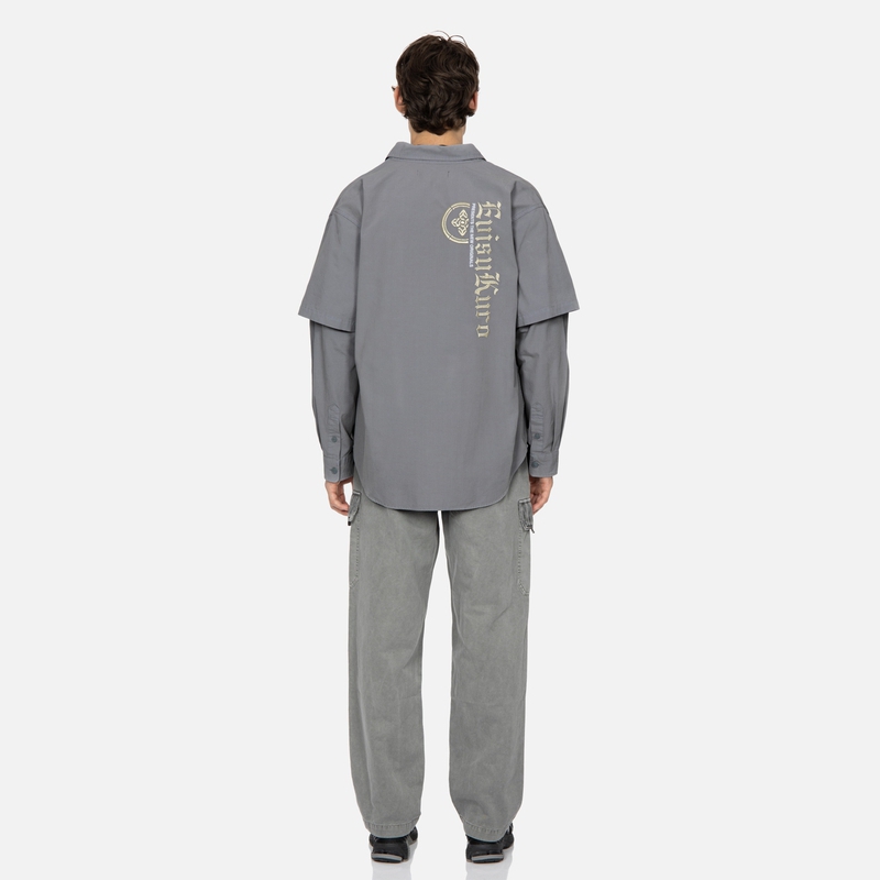 Details for EVISU Kemeja Kasual Gaya Dua Helai Palsu 2ESGNM4SL5099RXCT