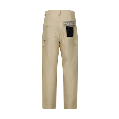 EVISU Casual Pants with Seagull Embroidery Pocket Beige. 2EAGNM3PT5143XXCT