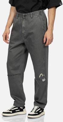 EVISU 拼接布料設計休閒運動長褲 2ESGNM4SP5237FFCT Shop EVISU 拼接布料設計休閒運動長褲 2ESGNM4SP5237FFCT