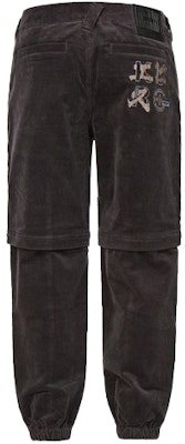 エヴィス コーデュロイジョガーパンツ 刺繍ロゴパッチワークデザイン - ブラウン 2EAGNM1JO138XXCD Lookbook エヴィス コーデュロイジョガーパンツ 刺繍ロゴパッチワークデザイン - ブラウン 2EAGNM1JO138XXCD