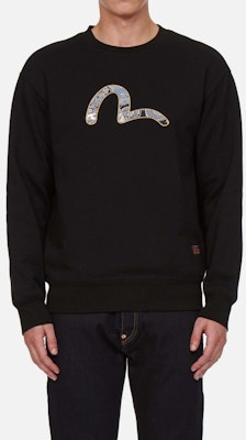 EVISU 刺繡海鷗標誌圓領長袖休閒上衣 2EAHTM1SW303LFCT Cheap EVISU 刺繡海鷗標誌圓領長袖休閒上衣 2EAHTM1SW303LFCT