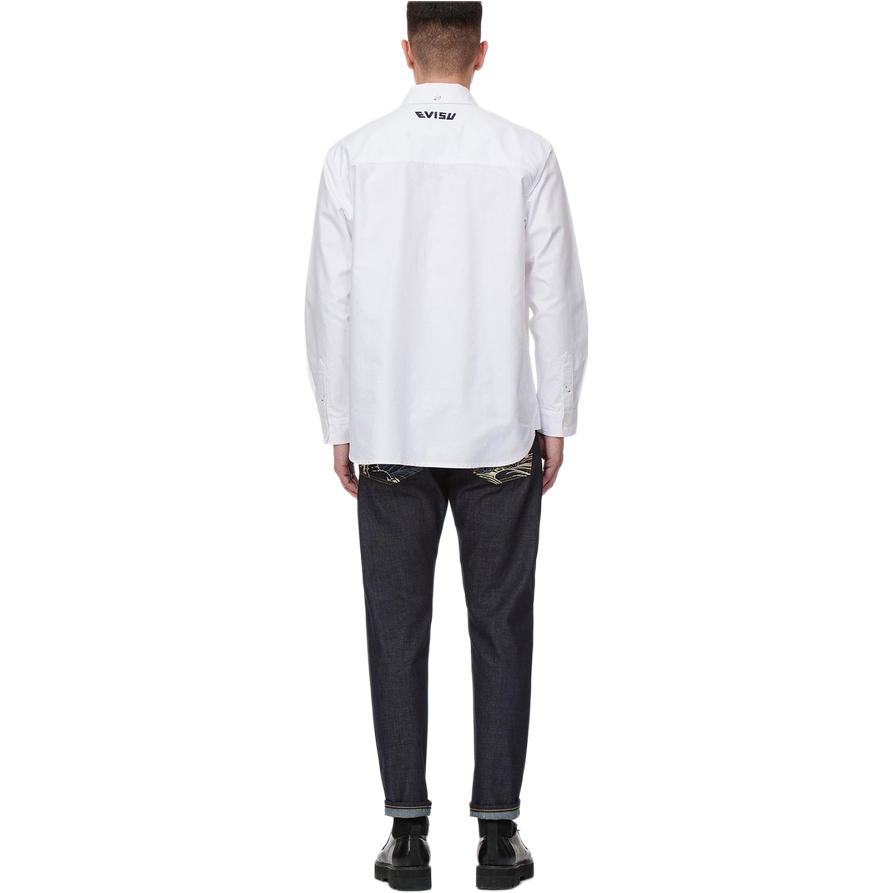 Purchase EVISU Cropped Jeans Biru Denim dengan Bordir Seagull. 2ESHTM2JE10317CT