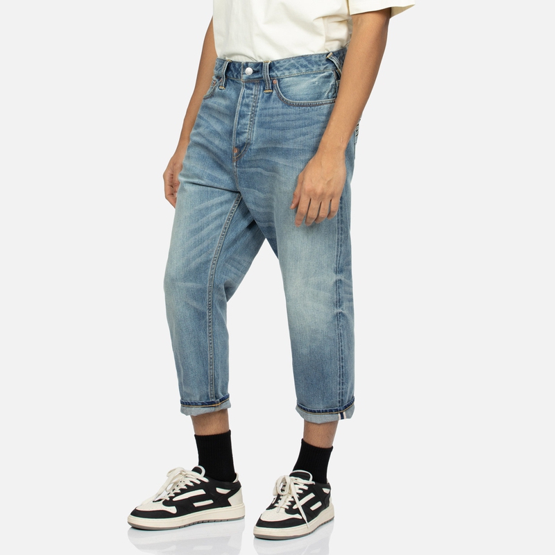 Purchase EVISU钻石达摩印花口袋设计九分牛仔裤 2ESHTM4JE103727DN