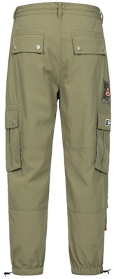 EVISU 深軍綠色佛頭刺繡標誌工裝慢跑褲 2ESHTM3JO208LFNX Lookbook EVISU 深軍綠色佛頭刺繡標誌工裝慢跑褲 2ESHTM3JO208LFNX