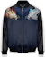 Buy EVISU 深蓝色龙刺绣缎面和服飞行夹克 2EAHTM1JK740XXPQ