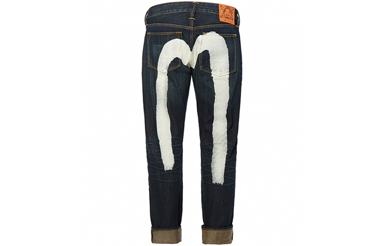 Order EVISU Jeans Denim Daruma Big M Print 1EAHTM9JE91008