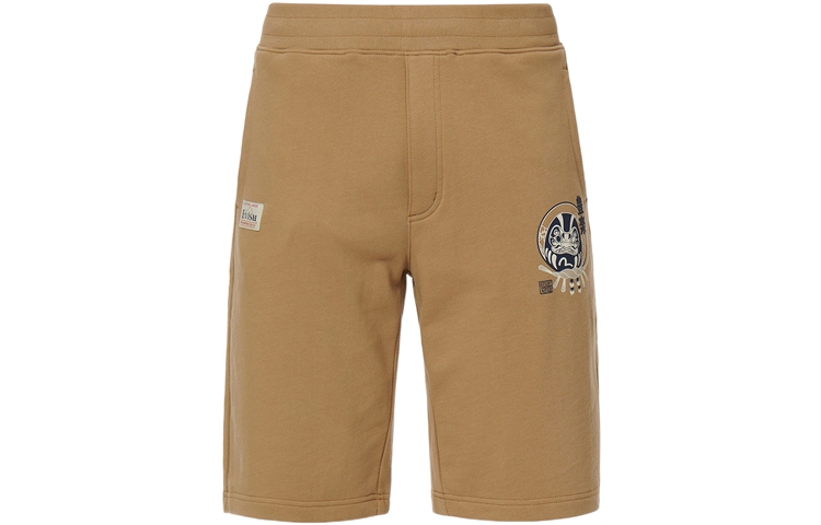EVISU  Daruma Printed Casual Shorts. 2ESHTM3ST357XXCT