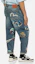 Purchase EVISU Denim Biru Relaxed Jeans dengan Cetakan Grafik Permainan. 2ESHTM4JE1091RXDN