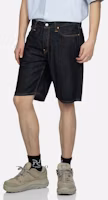 Shop EVISU Celana Pendek Denim Biru Seagull Kecil Desain Big M Straight-Leg. 2ESHTM3DS145XXCT