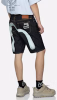 Purchase EVISU Celana Pendek Denim Biru Seagull Kecil Desain Big M Straight-Leg. 2ESHTM3DS145XXCT