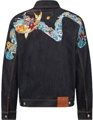 Chaqueta Vaquera EVISU con Bordado "Surfeando las Olas" Big M - Azul 2EAHTM2DJ703LFCT Lookbook Chaqueta Vaquera EVISU con Bordado "Surfeando las Olas" Big M - Azul 2EAHTM2DJ703LFCT