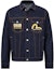 Buy Chaqueta Denim EVISU con Bordado de Gran Logo M en Azul Denim. 2EAHTM2DJ709XXCT