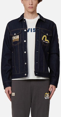Chaqueta Denim EVISU con Bordado de Gran Logo M en Azul Denim. 2EAHTM2DJ709XXCT Shop Chaqueta Denim EVISU con Bordado de Gran Logo M en Azul Denim. 2EAHTM2DJ709XXCT