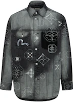 Order EVISU標誌刺繡花卉紐扣印花設計牛仔外套 2ESHTM4SJ1014XXDP