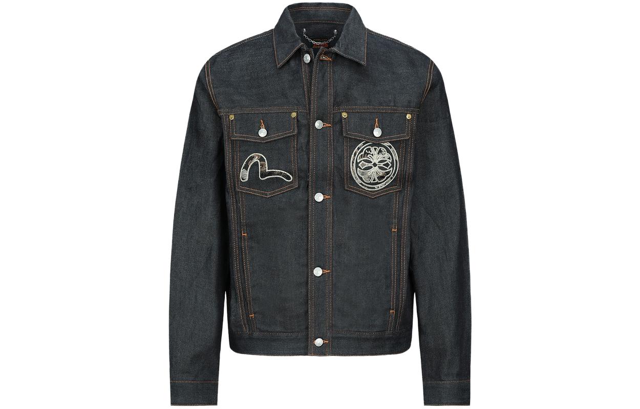 Order Chaqueta de Mezclilla EVISU con Logotipo Estampado y Bordado. 2ESHTM3DJ785XXCT