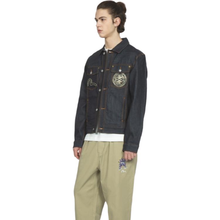 Details for Chaqueta de Mezclilla EVISU con Logotipo Estampado y Bordado. 2ESHTM3DJ785XXCT