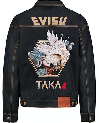 EVISU 海鸥鷹刺繡標誌牛仔外套 - 藍色牛仔布 2EAHTM0DJ213LF Buy EVISU 海鸥鷹刺繡標誌牛仔外套 - 藍色牛仔布 2EAHTM0DJ213LF