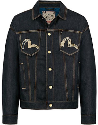 EVISU 海鸥鷹刺繡標誌牛仔外套 - 藍色牛仔布 2EAHTM0DJ213LF Lookbook EVISU 海鸥鷹刺繡標誌牛仔外套 - 藍色牛仔布 2EAHTM0DJ213LF