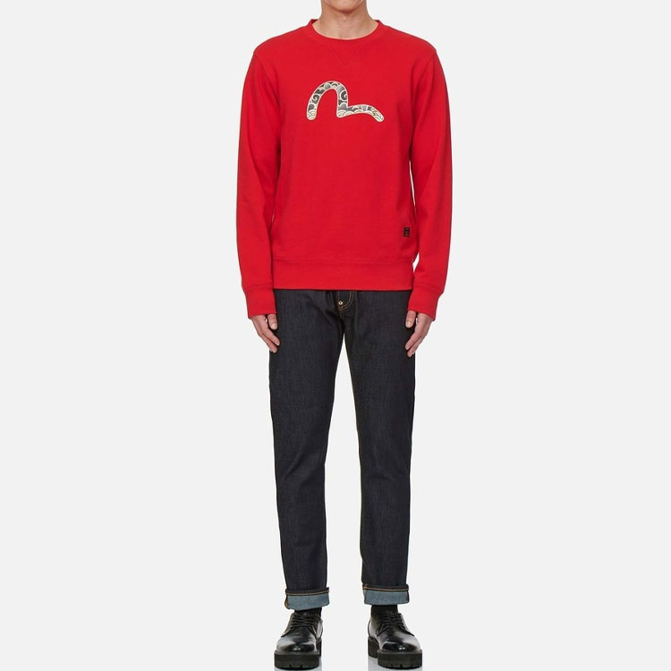 Shop EVISU Vaqueros de Mezclilla con Gran M Estampada en Azul. 2EAHTM1JE90317CS