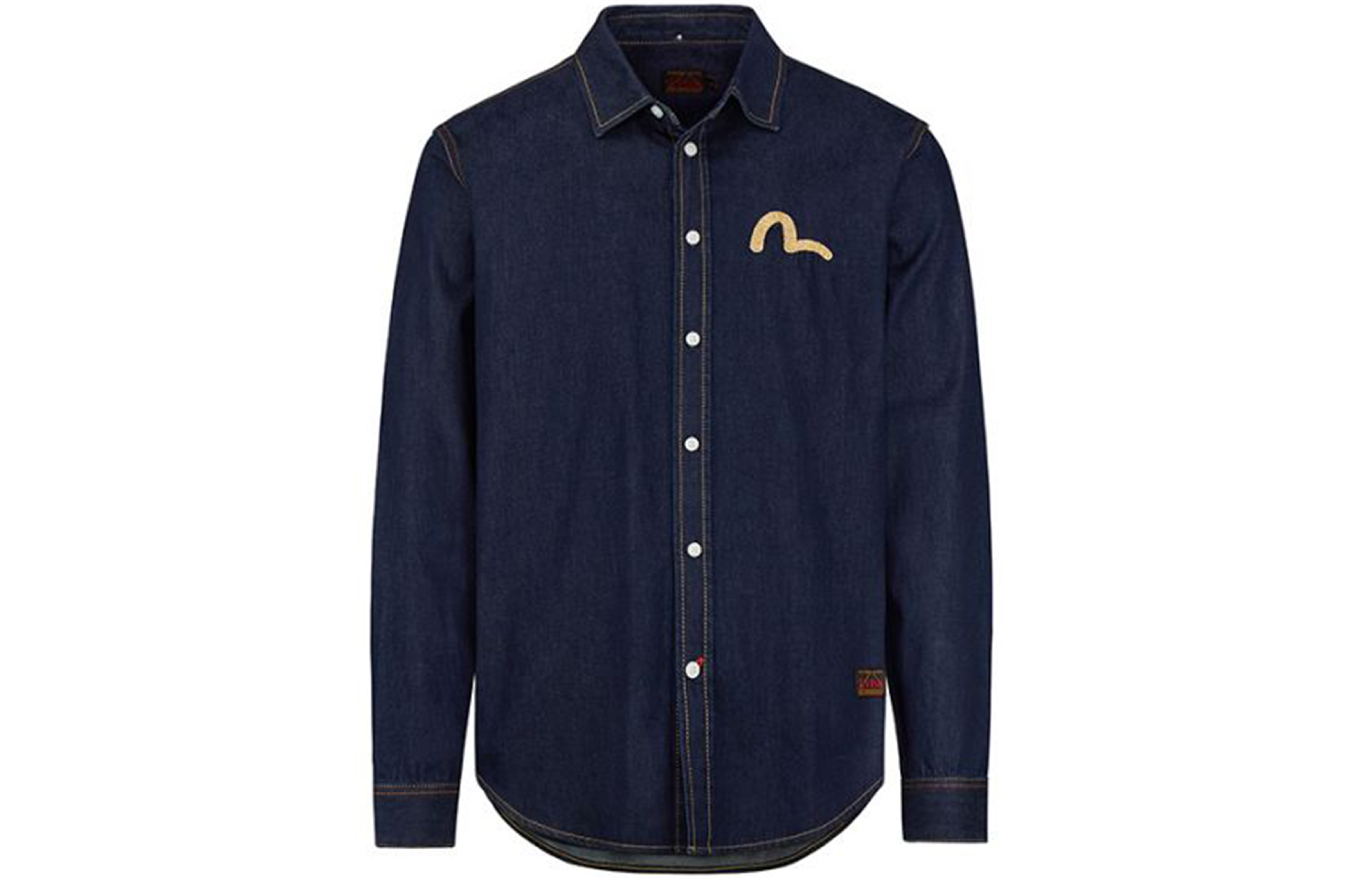 Lookbook EVISU シーガル刺繍とクラウド柄デニムシャツ - ブルー. 2EAHTM0SL258XX