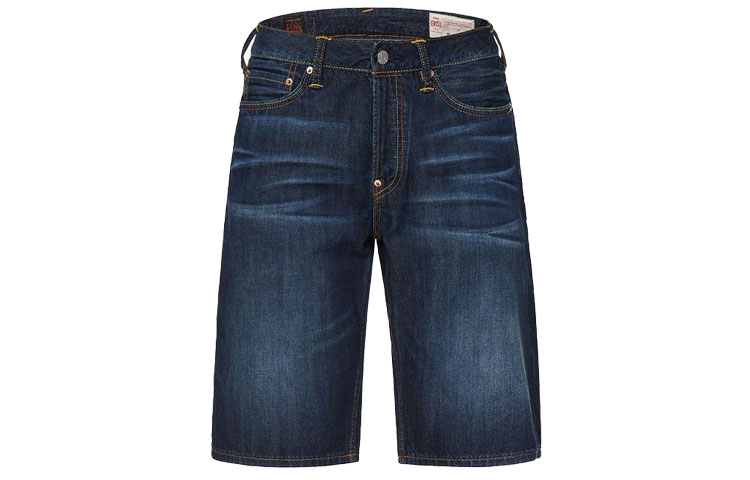 Lookbook EVISU Celana Pendek Denim Buddha Seagull Bordir Biru. 2ESHTM1DS208XX