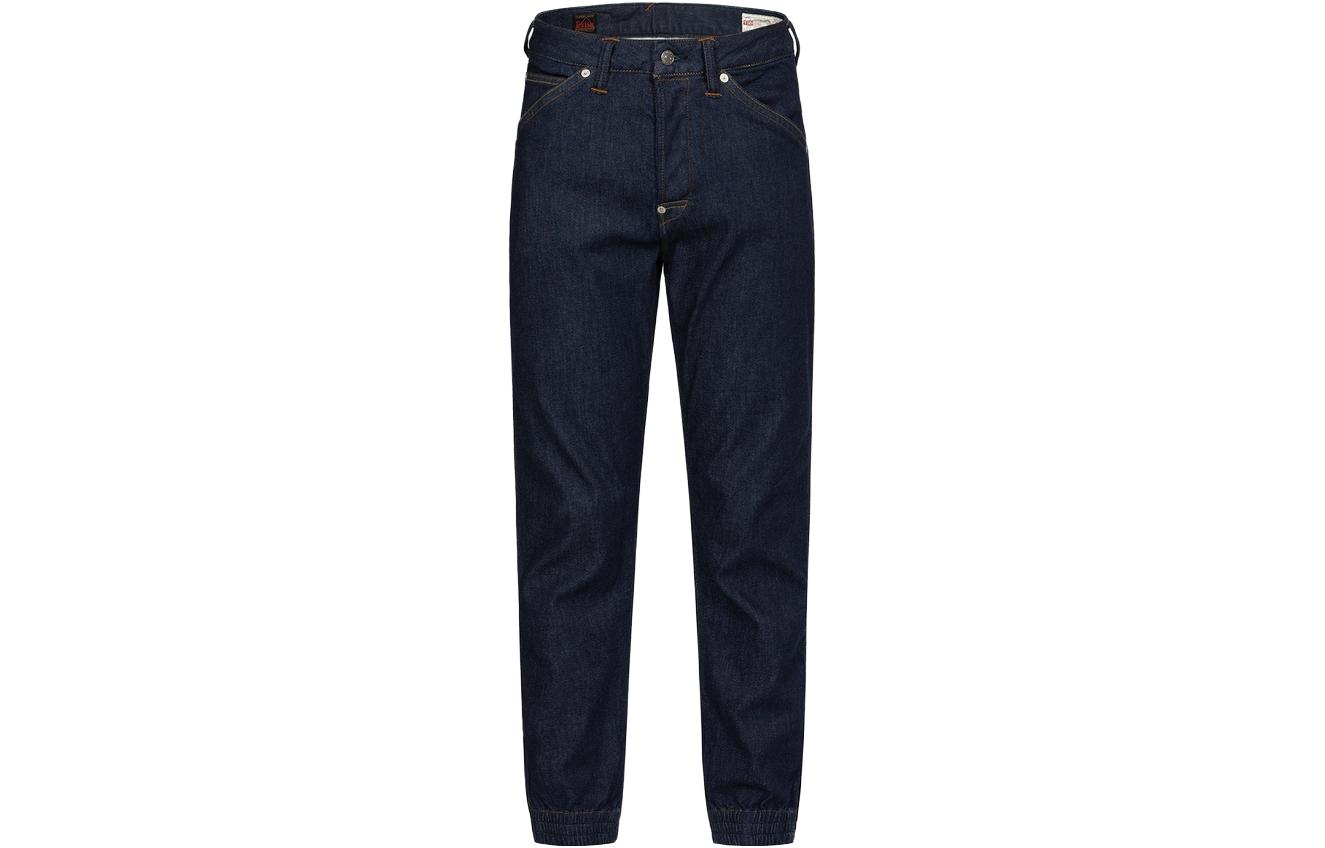 Lookbook 에비수 디스트레스드 플레임 미드라이즈 릴렉스드 스트레이트 핏 청바지 2ESHTM3JO216RXCX