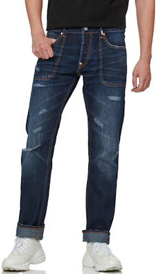 EVISU Jeans Denim Patch Seagull Biru Distressed. 2ESHTM1JE11708 Purchase EVISU Jeans Denim Patch Seagull Biru Distressed. 2ESHTM1JE11708