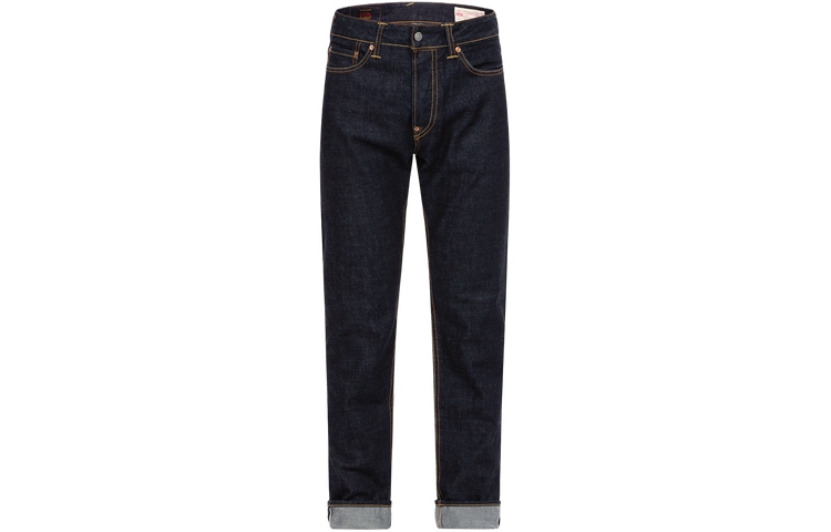 Lookbook EVISU Vaqueros Slim Fit Azul con Doble M Estampada. 2EAHTM3JE105317CT