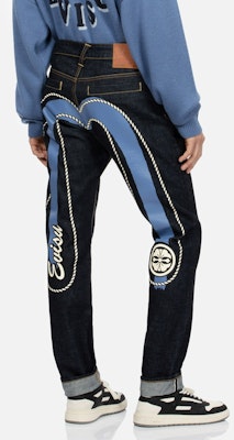 EVISU Vaqueros Slim Fit Azul con Doble M Estampada. 2EAHTM3JE105317CT Shop EVISU Vaqueros Slim Fit Azul con Doble M Estampada. 2EAHTM3JE105317CT
