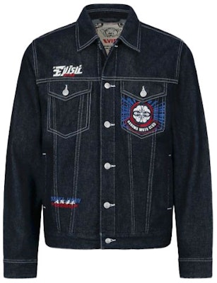 EVISU 刺绣达摩丹宁夹克 靛蓝色 2EAHTM1DJ716XXCT Order EVISU 刺绣达摩丹宁夹克 靛蓝色 2EAHTM1DJ716XXCT