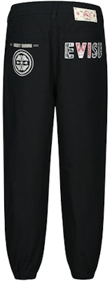 EVISU 刺繍ロゴ ジョガースウェットパンツ カジュアルニットパンツ. 2ESHTM3JO121FFCT Lookbook EVISU 刺繍ロゴ ジョガースウェットパンツ カジュアルニットパンツ. 2ESHTM3JO121FFCT