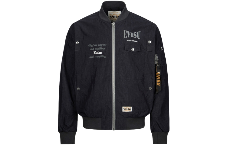 EVISU  Embroidered Seagull Logo Print Jacket 2ESHTM4JK8005LFCT