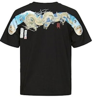 Evisu Fuji Dragon M-Logo Graphic Crew Neck T-Shirt Short Sleeve 2EAHTM1TS325XXCT Evisu Fuji Dragon M-Logo Graphic Crew Neck T-Shirt Short Sleeve 2EAHTM1TS325XXCT