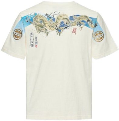 Evisu 富士龍M標誌圖案短袖圓領T恤 2EAHTM1TS325XXCT Order Evisu 富士龍M標誌圖案短袖圓領T恤 2EAHTM1TS325XXCT