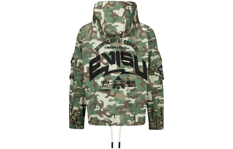Lookbook EVISU 全印迷彩Logo拉链连帽外套 - 迷彩 2ESHTM3JK234LFCT