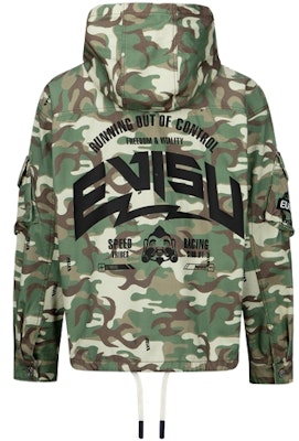 EVISU 全印迷彩Logo拉链连帽外套 - 迷彩 2ESHTM3JK234LFCT Lookbook EVISU 全印迷彩Logo拉链连帽外套 - 迷彩 2ESHTM3JK234LFCT