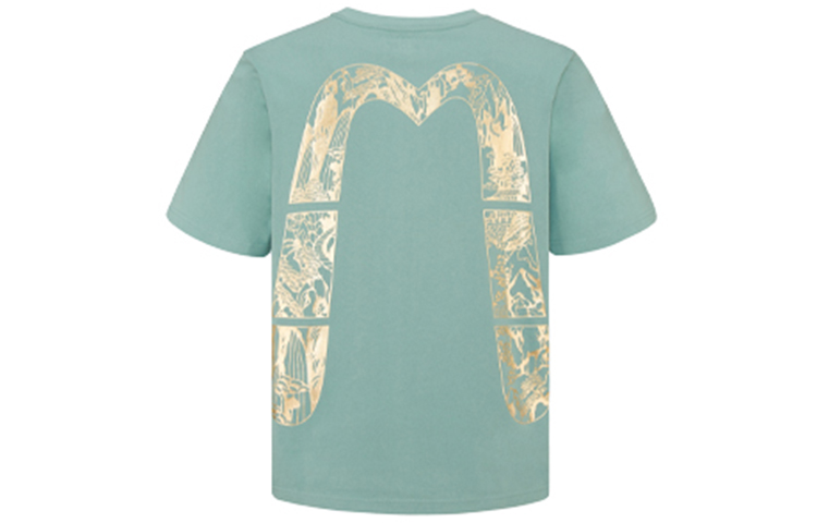 Order EVISU ゴールドプリント ビッグM 半袖Tシャツ 2ESHTM1TS501XX