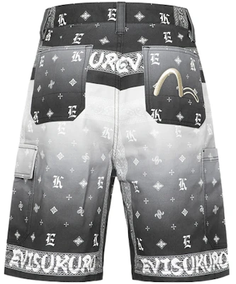 EVISU グラデーションペイズリープリント テーパードカジュアルショーツ. 2ESGNM4SH5113TPCT Order EVISU グラデーションペイズリープリント テーパードカジュアルショーツ. 2ESGNM4SH5113TPCT