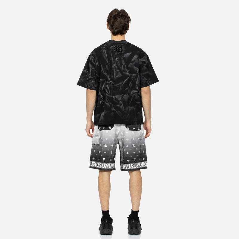 Details for EVISU グラデーションペイズリープリント テーパードカジュアルショーツ. 2ESGNM4SH5113TPCT