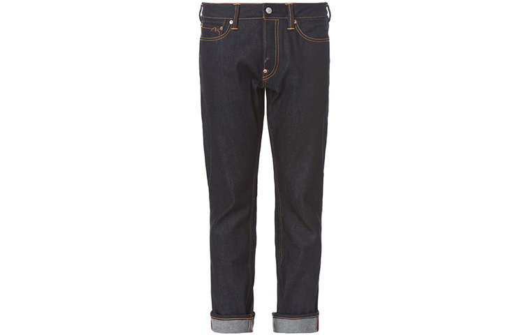 EVISU  Graphic Print Slim Fit Jeans - Black 1EAADM8JE14410 圖 3