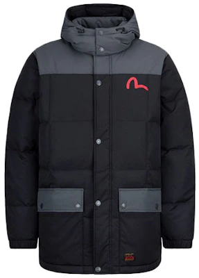 EVISU Jaket Hoodie Bulu Cetak Grafis - Hitam 2EAEPM1NC721MLNY Order EVISU Jaket Hoodie Bulu Cetak Grafis - Hitam 2EAEPM1NC721MLNY