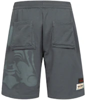 Lookbook EVISU 灰色短褲 海鷗刺繡與佛主印花設計 2ESHTM3ST580LFCT