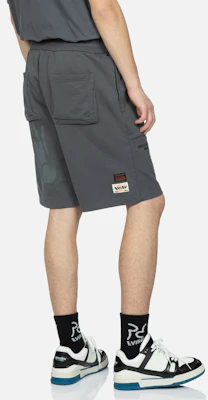 EVISU Seluar Pendek Kelabu dengan Sulaman Seagull & Rekaan Cetakan Buddha. 2ESHTM3ST580LFCT Purchase EVISU Seluar Pendek Kelabu dengan Sulaman Seagull & Rekaan Cetakan Buddha. 2ESHTM3ST580LFCT