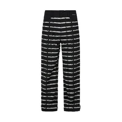 EVISU Hexagon Laser Print Casual Pants 2ESGNM4PP5022XXSN