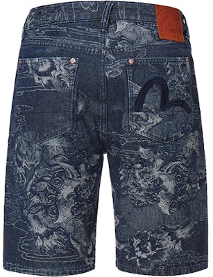 EVISU Celana Pendek Denim Pola Jepang Seagull Biru. 2ESHTM2DS202XXCT Lookbook EVISU Celana Pendek Denim Pola Jepang Seagull Biru. 2ESHTM2DS202XXCT