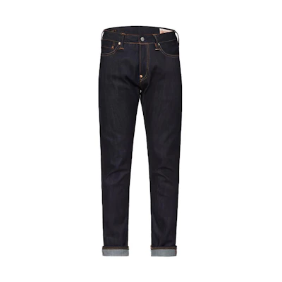 EVISU Jeans Blue with Pompadour Daruma Big M Design - Fall Collection. 2EAHTM1JE90117CS