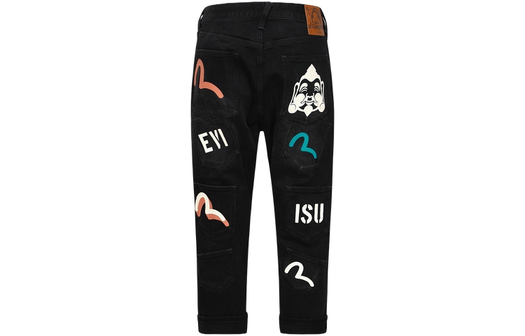 EVISU  Jeans with 3D Seagull and Buddha Head Print. 2ESHTM4JE802227DP 圖 2