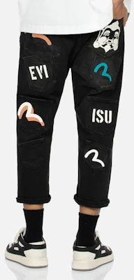 EVISU 立體海鷗與佛頭印花牛仔褲 2ESHTM4JE802227DP Shop EVISU 立體海鷗與佛頭印花牛仔褲 2ESHTM4JE802227DP