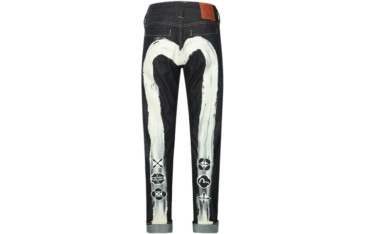 Order EVISU Jeans dengan Bordir Seagull & Kamon serta Cetakan Big M. 2ESHTM4JE103317DN